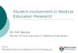 Student Involvement in Medical Education Research