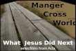 What  Jesus Did Next selections from Acts