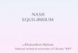 NASH EQUILIBRIUM