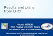 Results  and plans  from  LHCf