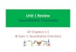 Unit 1 Review Quantitative Chemistry