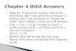 Chapter 4 QUIZ Answers