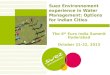 Suez Environnement experience in Water Management: Options for Indian Cities