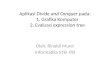 Aplikasi Divide and Conquer  pada : 1.  Grafika Komputer 2.  Evaluasi expression tree