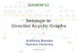 Seepage in  Directed Acyclic Graphs