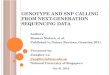 Genotype and SNP Calling from Next-generation Sequencing Data