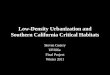 Low-Density Urbanization and Southern California Critical Habitats