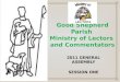 Good Shepherd Parish  Ministry of Lectors  and Commentators