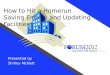 How to Hit a Homerun Saving Energy and Updating Facilities