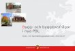 B ygg- och bygglovsfrågor i nya PBL Kultur- och Samhällsbyggnadsenheten, 2012-04-27