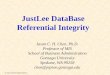 JustLee DataBase Referential Integrity