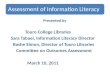 Presented by   Touro  College Libraries Sara  Tabaei , Information Literacy Director
