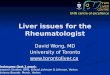 Liver issues for  the  Rheumatologist