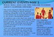 CURRENT EVENTS MAY 1