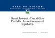 Southwest Corridor Public Involvement Update