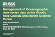 Management of Oceanographic time-series data at the Woods Hole Coastal and Marine Science Center
