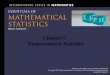Chapter 7  Nonparametric Statistics