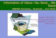 Information of Value—You Send….We Trend WBARS Accuracy…Nuances….Fun Facts