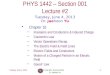PHYS  1442  – Section  001 Lecture  #2
