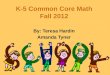 K-5 Common Core Math Fall 2012