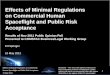 Effects of Minimal Regulations on Commercial Human Spaceflight and Public Risk Acceptance