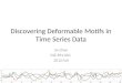 Discovering Deformable Motifs in Time Series Data