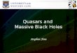 Quasars and  Massive Black Holes