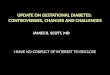 UPDATE ON GESTATIONAL DIABETES:  CONTROVERSIES, CHANGES AND CHALLENGES
