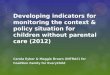 Carola Eyber & Maggie Brown (INTRAC) for Coalition Family for EveryChild