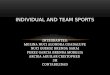 Examples the individual sports