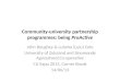 Community-university partnership  programmes : being  ProActive