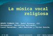 La música vocal religiosa