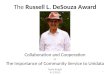 The  Russell L. DeSouza Award