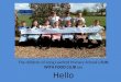 The children of Long  Lawford Primary School’s  FUN WITH FOOD CLUB  say Hello