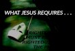 YOUR  RIGHTEOUSNESS  MUST EXCEED THE RIGHTEOUSNESS OF THE PHARISEES