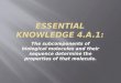 Essential knowledge 4.A.1:
