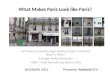 What Makes Paris Look like Paris ?
