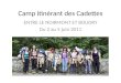 Camp itinérant des Cadettes