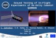 Ground Testing of In-Flight Experiments of Re-Entry CubeSat  QARMAN