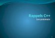 Rappels C++