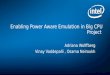 Enabling Power Aware Emulation in Big CPU Project