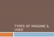 Types of Imagine & Uses