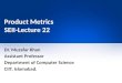 Product Metrics SEII-Lecture 22