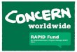 RAPID Fund By: Shahid Mahmood,  Program Manager-RAPID  Fund