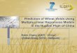 Prediction of Wheat Yields Using Multiple Linear Regression Models in the  Huaibei  Plain of China