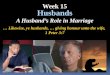 … Likewise, ye husbands, … giving  honour  unto the wife,  1 Peter 3:7