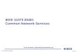 IEEE 11073 20401  Common  Network Services