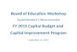 Board of Education Workshop Superintendent’s Recommended FY 2015 Capital Budget and