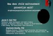 How does child maltreatment  prevention work?