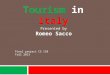 Tourism in  Italy